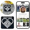 Turning Hearts Medallion | QR Code Grave Plaque For A Digital Tribute - View #5