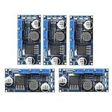 5pcs LM2596S Constant Current Led Driver DC-DC 3A Adjustable 7V-35V Step-Down CC/CV Power Supply Module LM2596S-ADJ Constant Current Voltage Regulator