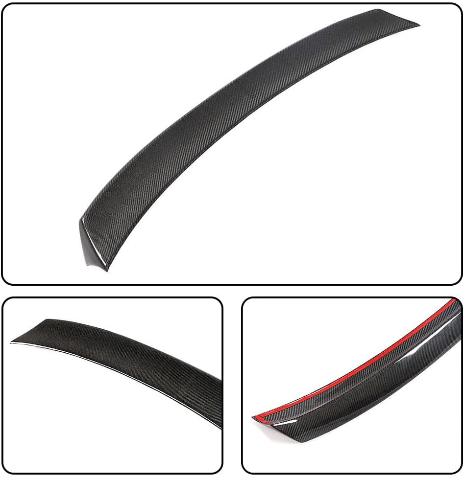 Real Carbon Fiber Trunk Spoiler Compatible with BMW 5 Series G30 Sedan and F90 M5 530i 540i 2017-2023 Rear Boot Highkick Wing Lip Car Wing Lip Facotry Outlet