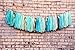 Fonder Mols Tissue Paper Tassel Garland (Pack of 30, White Mint Aqua Gold) Rustic Birthday Wedding Party Decor Mermaid First Birthday Hanging Decorations A26