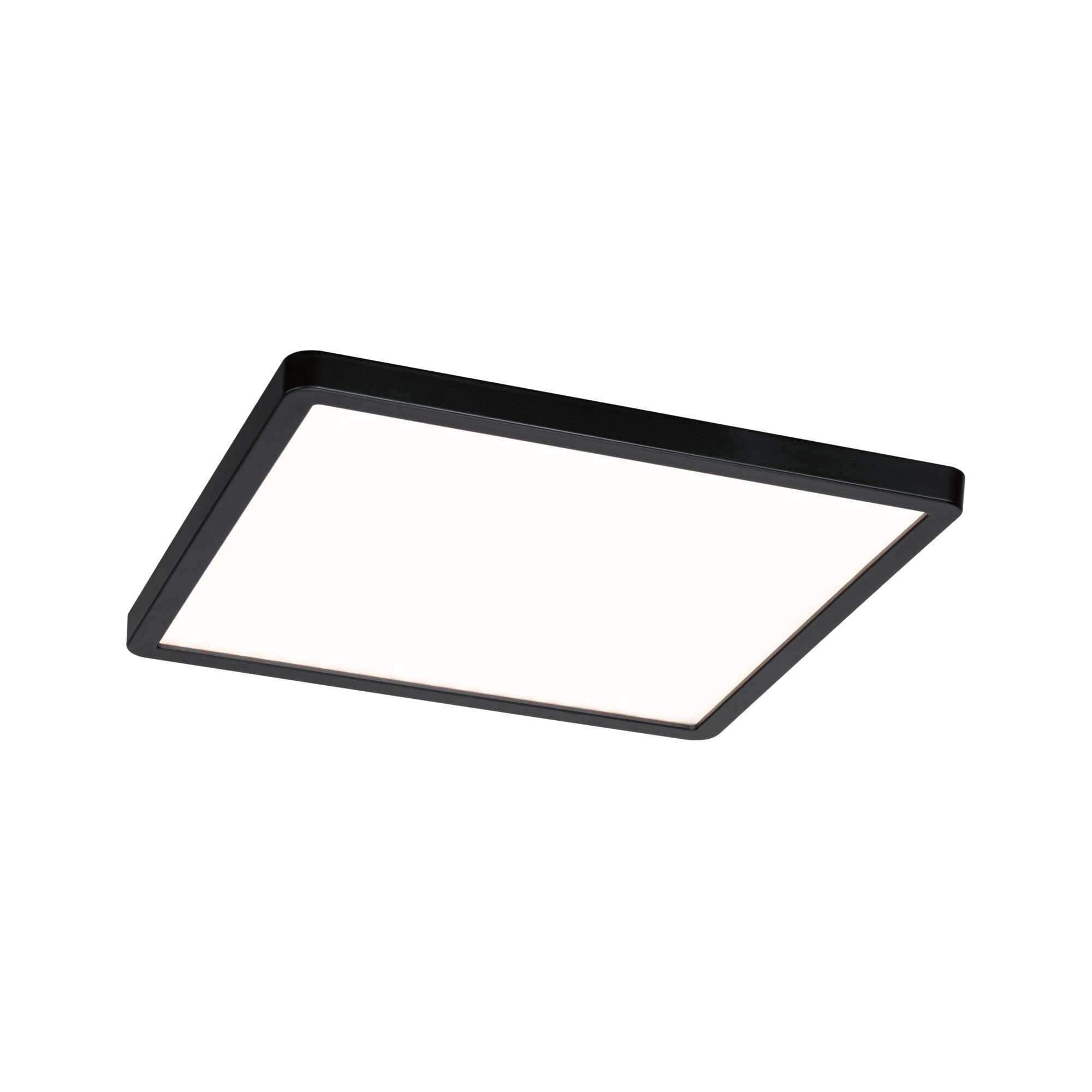 Paulmann 79967 LED Panel Einbaupanel Areo IP44 230x230mm eckig incl. 1x16 W dimmbar Tunable White Schwarz Kunststoff Deckenleuchte 3000 K