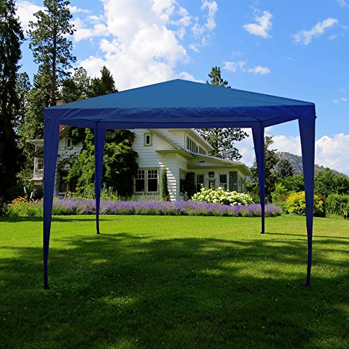 Garden Vida Pop Up Gazebo 3x3m Chapiteau de fête Chapiteau de jardin extérieur étanche avec sac de transport, Bleu Cover