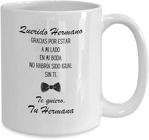 Miniatura 4 de Regalo De Boda Para Hermano De La Novia De Parte De Novia, Regalo Para El Hermano De La Novia, Regalo De Boda Para Hermano De La Novia, Taza de té
