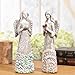 DUSVALLY Angel Statue for Home Decoration, Praying Commemorating Angel Statue Memorial Decor, 2 Pack of Healing Angel Gifts,10