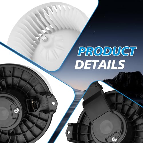 Image of (2-Pin) 700230 HVAC Blower Motor with Fan Cage for Toyota Corolla 2009-2013 | (with Manual) for Toyota Matrix 2009-2014 RAV4 2006-2018 for Pontiac for Scion Heater Blower Motor OE: 8710302200 8710342090