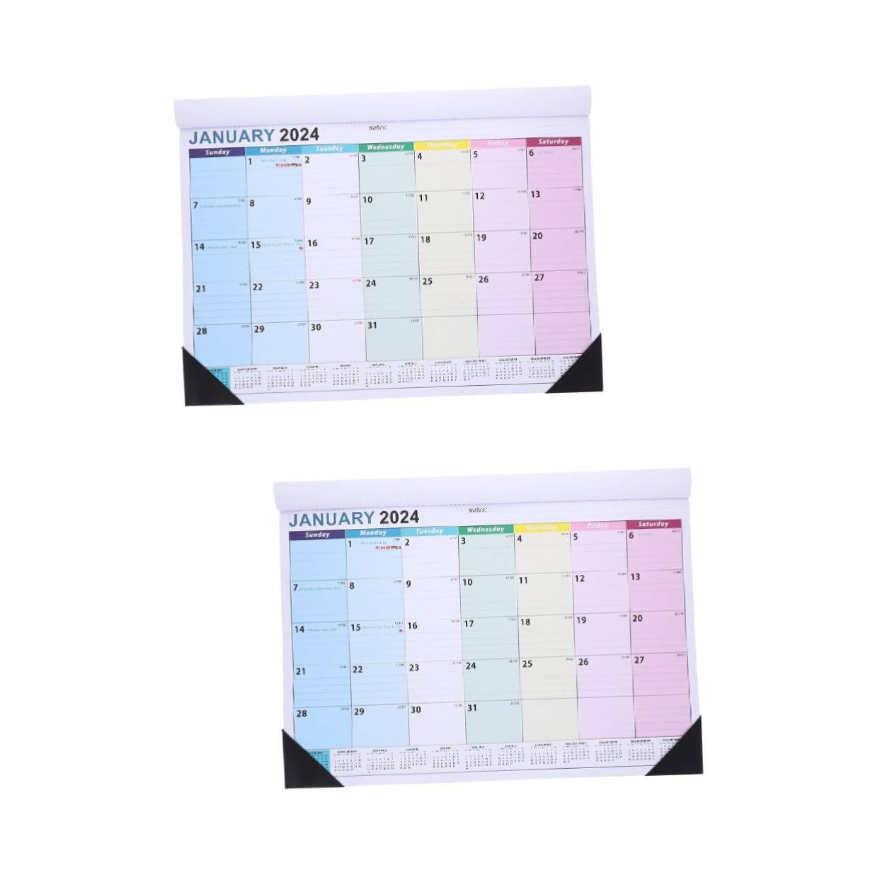 VILLCASE 2stücke Wandkalender Im Europäischen Stil Dekorativer Monatskalender Organisation Für Zuhause Und Büro Einfacher Und Praktischer Kalender Mit Monatsübersicht