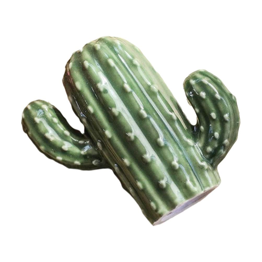 1pc Cactus Toothpick Box Plant Adornment Ceramic Toothpick Jar Decorative Toothpick Can Table Adornment Home Toothpick Jar Toothpick Dispenser Toothpick Jar Decor Toothpick Holder