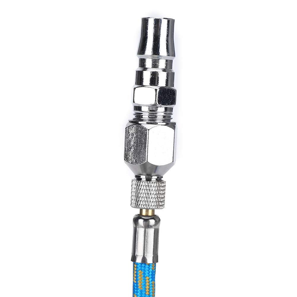 Tuyau Aérographe avec Raccord Rapide, Flexible Tuyau D'aérographe avec Adaptateur 1/8" à 1/4" Tuyau de Pistolet de Pulvérisation en Nylon Tressé, Adapté à la Plupart des Kits de Pistolet Aér