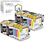 Topkolor LC20E Compatible Ink Cartridge Replacement for Brother LC20E XXL with Officejet MFC-J985DW...