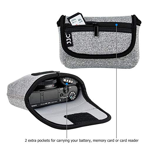 Funda compacta JJC para cámara Sony y Canon, gris miniatura 6