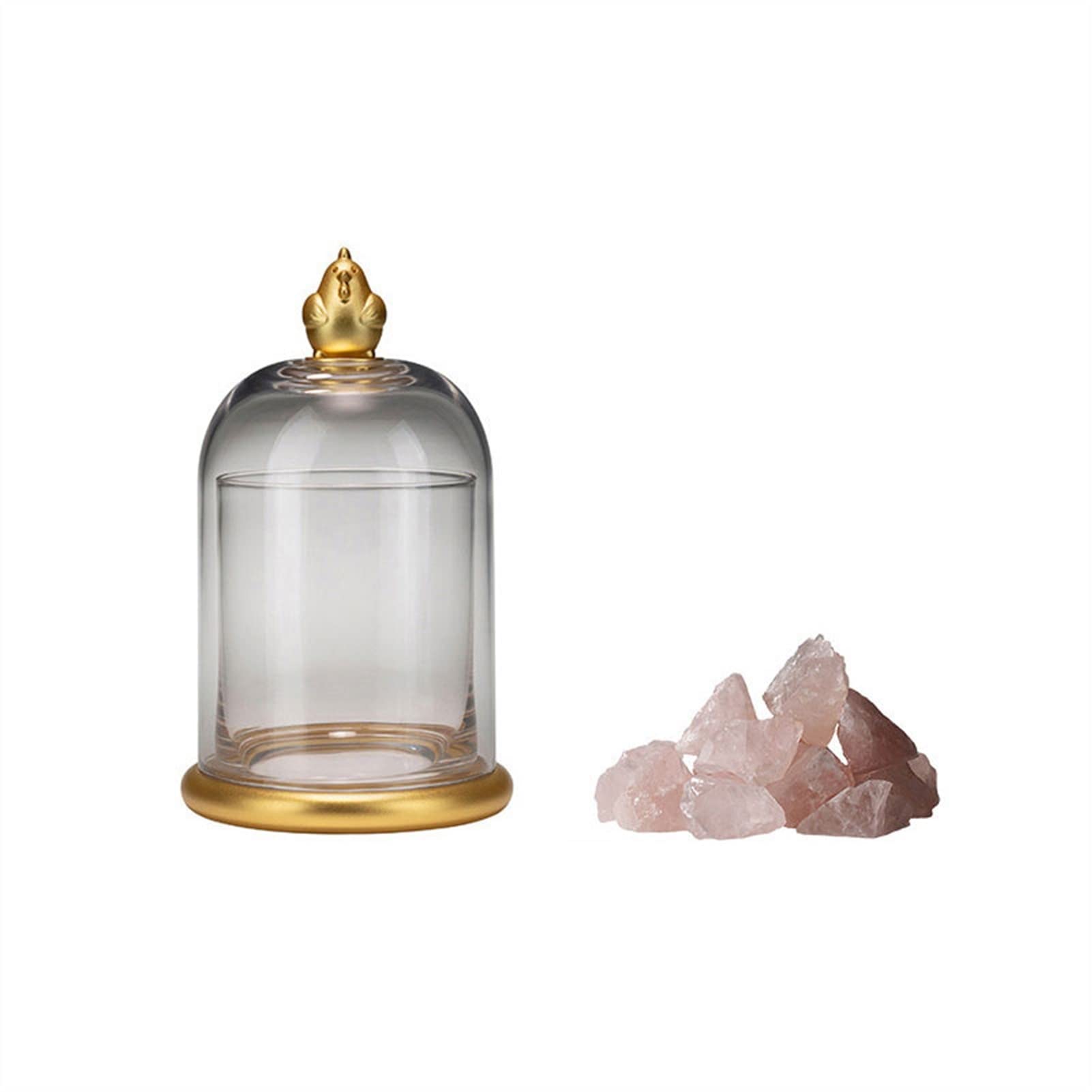 SnamicE Sculpture Decor Brass Animal Ornaments, Chinese Zodiac Animal Aromatherapy Desktop Ornaments, Including Zodiac Bottle And Spar, Zodiac Ornaments, Chicken Statue Deco,