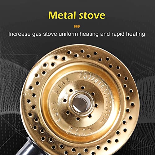 XUETAO Premium Gewerbe-Fritteuse, Gas-Fritteuse mit Gewürztrog und 2 Frittierkörben aus Edelstahl, einstellbare Feuerkraft für den Heimgebrauch, leicht zu reinigen (Size : Single Cylinder) – Bild 8