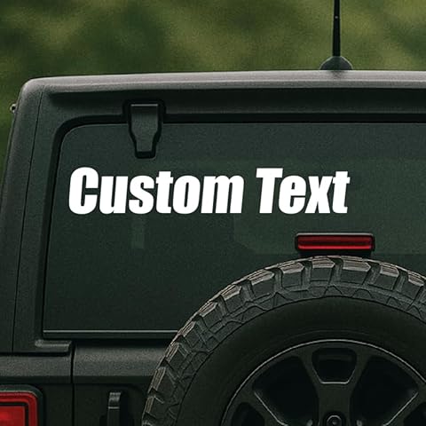 Custom Stickers Vinyl Lettering - Car Decals Personalized Decals - Custom Vinyl Sticker Vehicle Decals Trucks Boats Windows Glass Doors Signs