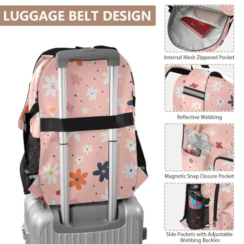 Mochilas florales para adolescentes que buscan espacio y comodidad total 4