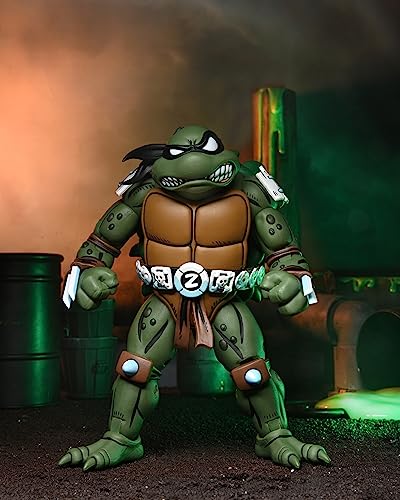 NECA - TMNT Teenage Mutant Ninja Turtles - Archie Comics Slash 7" Action Figure, Purple - Image 4