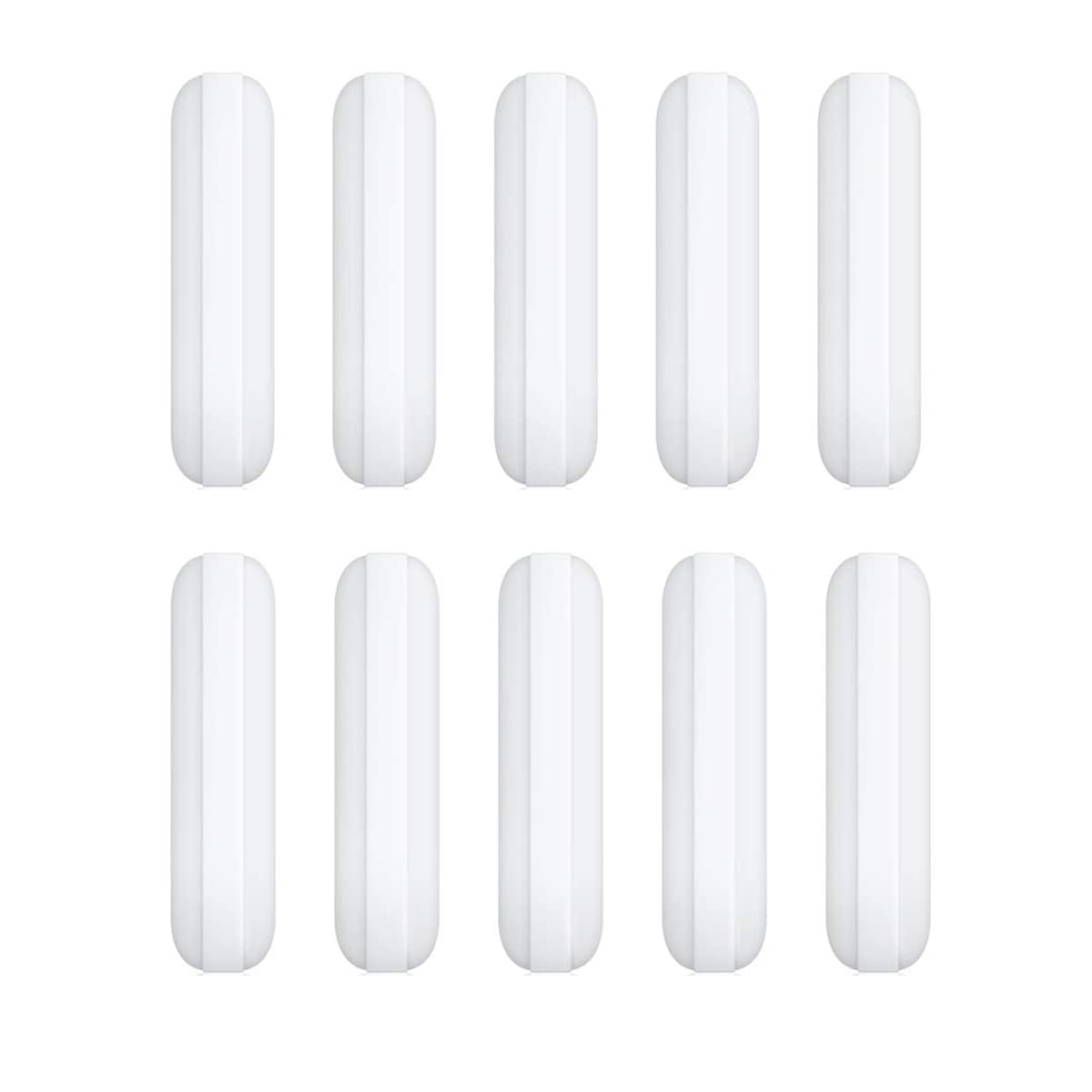 10 Pcs 30mm(1.18 inch) PTFE Magnetic Stirrer Mixer Stir Bar,White Color,Laboratory Bar,Stir Plate Bar,Stir Bars…