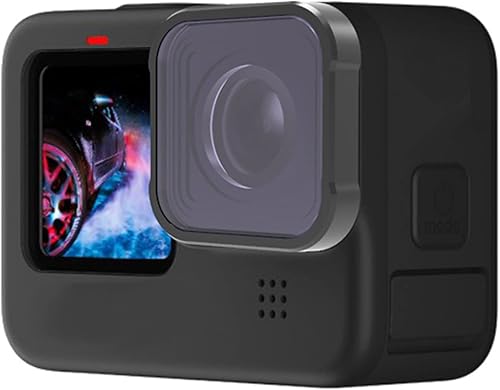 Miniatura 7 de QKOO Filtro submarino rojorosamagenta para GoPro Hero 11 10 9 negro (reemplaza directamente la lente protectora estándar de tu cámara)