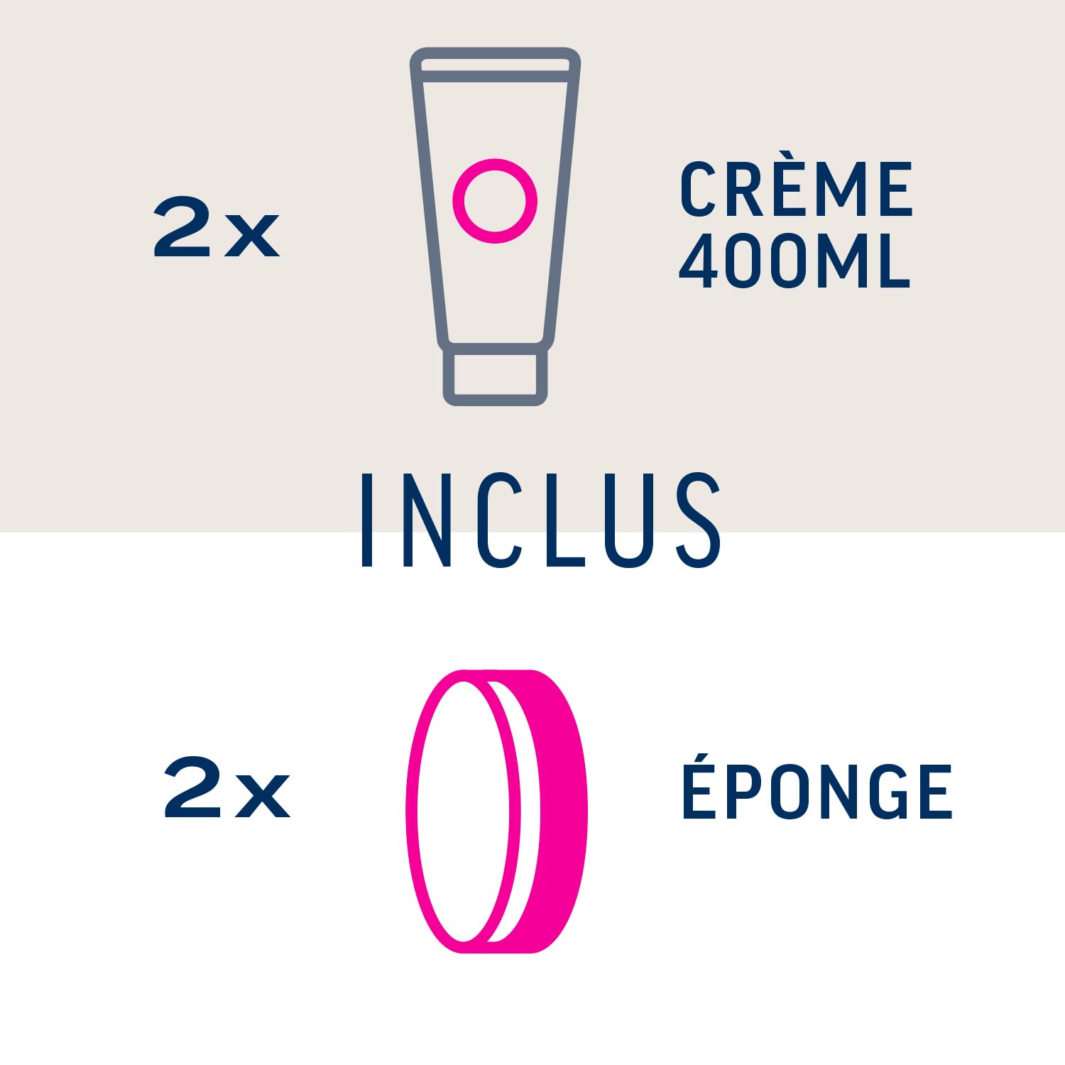 Veet - Crema depilatoria sotto la doccia corpo e gambe - pelli sensibili - Set di 2 x 400 ml