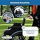 Mobiclinic®, Rollstuhl, Klappbar, Leicht, Unterbremssystem, Feststellbremse, Modell ópera, Aluminium, Stabile rollen, Europäische marke, Klappbare armlehnen, Abnehmbare fußstützen, Ergonomisch