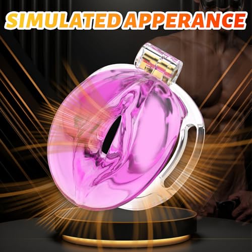 Image of Male Chastity Cage 3D Printed Sissy Cage Cock Cage with Soft TPE Bondage Gear & Accessories Adult Sex Toys Slave Tool Chastity Devices (Purple)