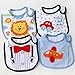 Waterproof Teething Bib Set for Boys & Girls, Water Resistant Feeder 8-Pack (B-1, One Size)