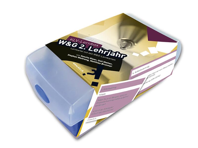 Lernbox W&G 2. Lehrjahr: Lernkartei mit 464 W&G-Lernkarten: mit 464 themenorientierten Lernkarten (Lernboxen)