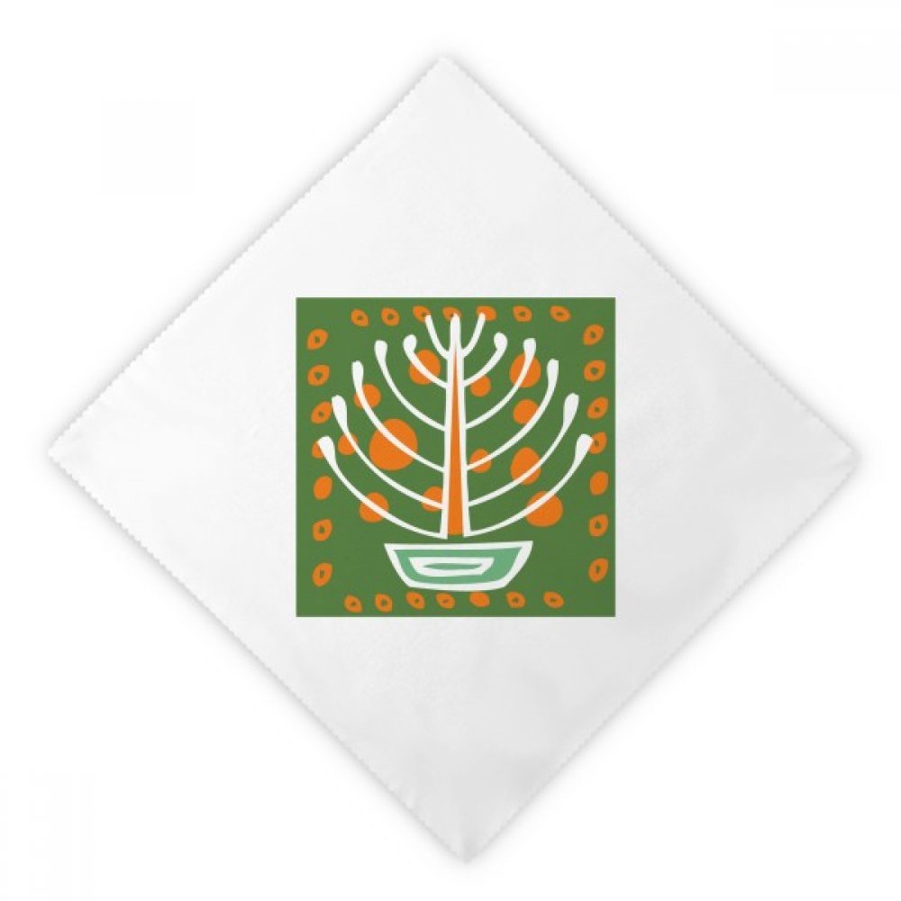 Serviettes en tissu Mexique Totems DIYthinker 2pcs blanches lavables