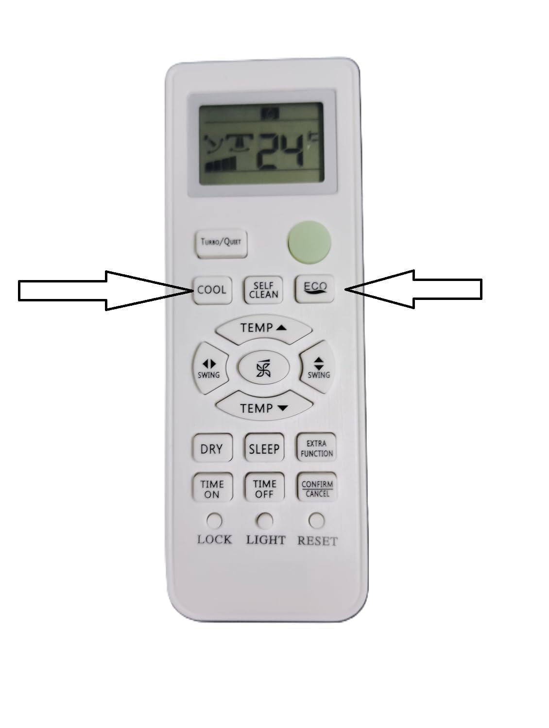 5 Year Warranty AC Remote Compatible for Haier Twin/Dual Inverter Split AC Remote 1.5 Ton (Work Only When Your Old Remote Same) — Amazon image 2