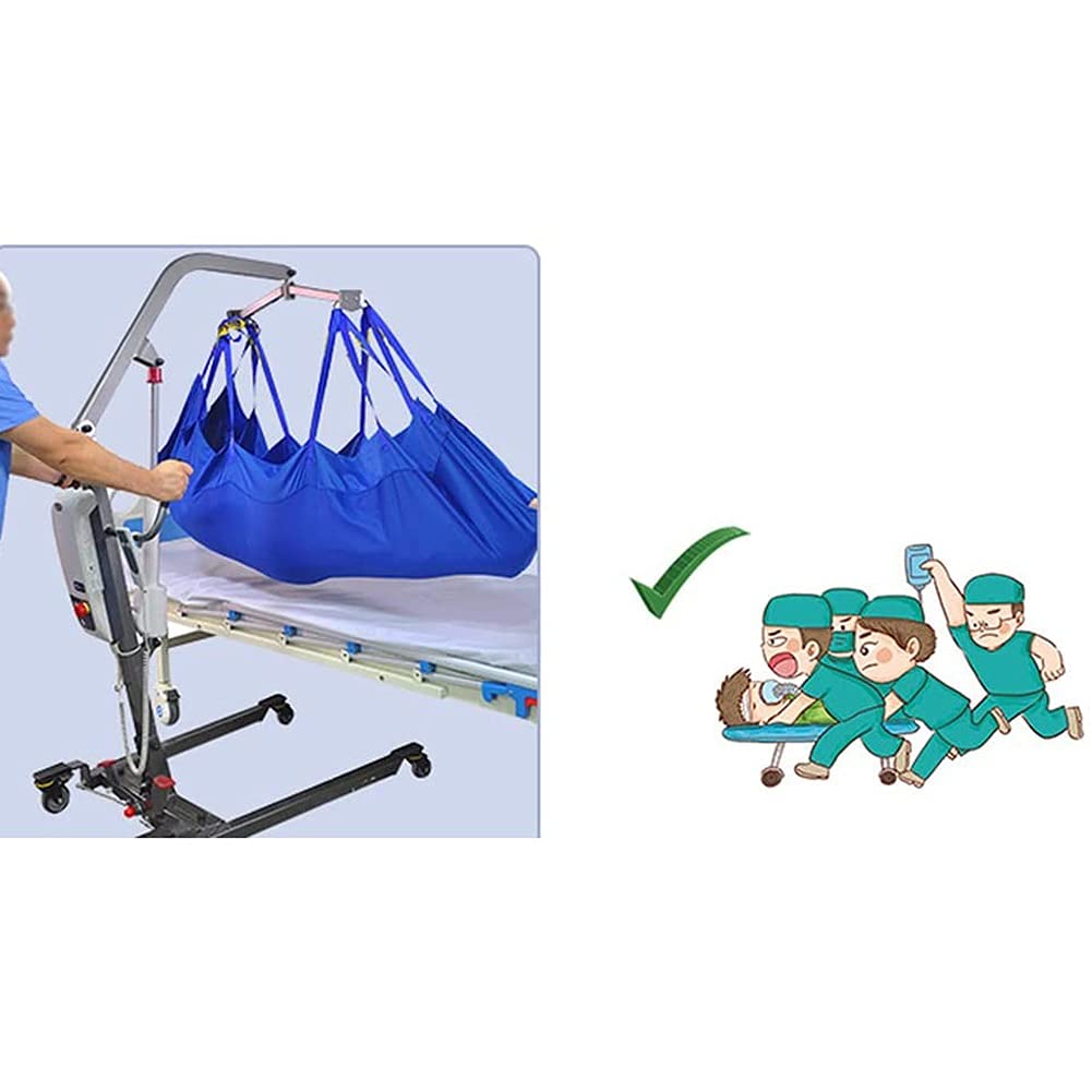 Transferencia de Pacientes Cinturón, Sábanas Deslizantes Planas Reutilizables Sábanas Deslizantes Multifuncional Levante el cinturón ​Sábana de Cama de Transferencia para Ancianos discapacitados