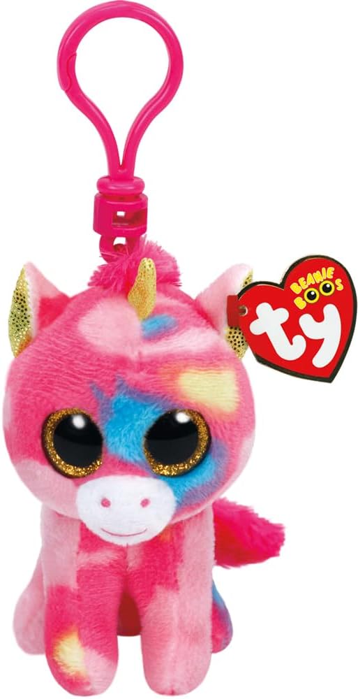 TY Toys T36619 Fantasia-Boo Key Clip, Multicolored porte-clés