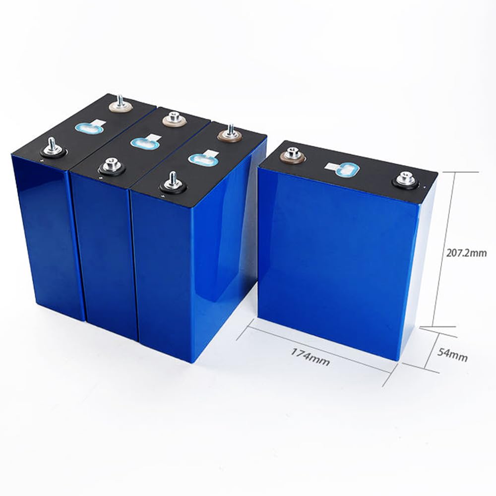 CATL Lot de 4 cellules de batterie LiFePO4 3,2 V 325 Ah, cellules prismatiques LFP pour stockage d'énergie solaire, charge/décharge 1C, longue durée de vie de 10 ans et plus