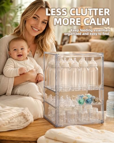 3-Tier Acrylic Baby Bottle Organizer - image 3