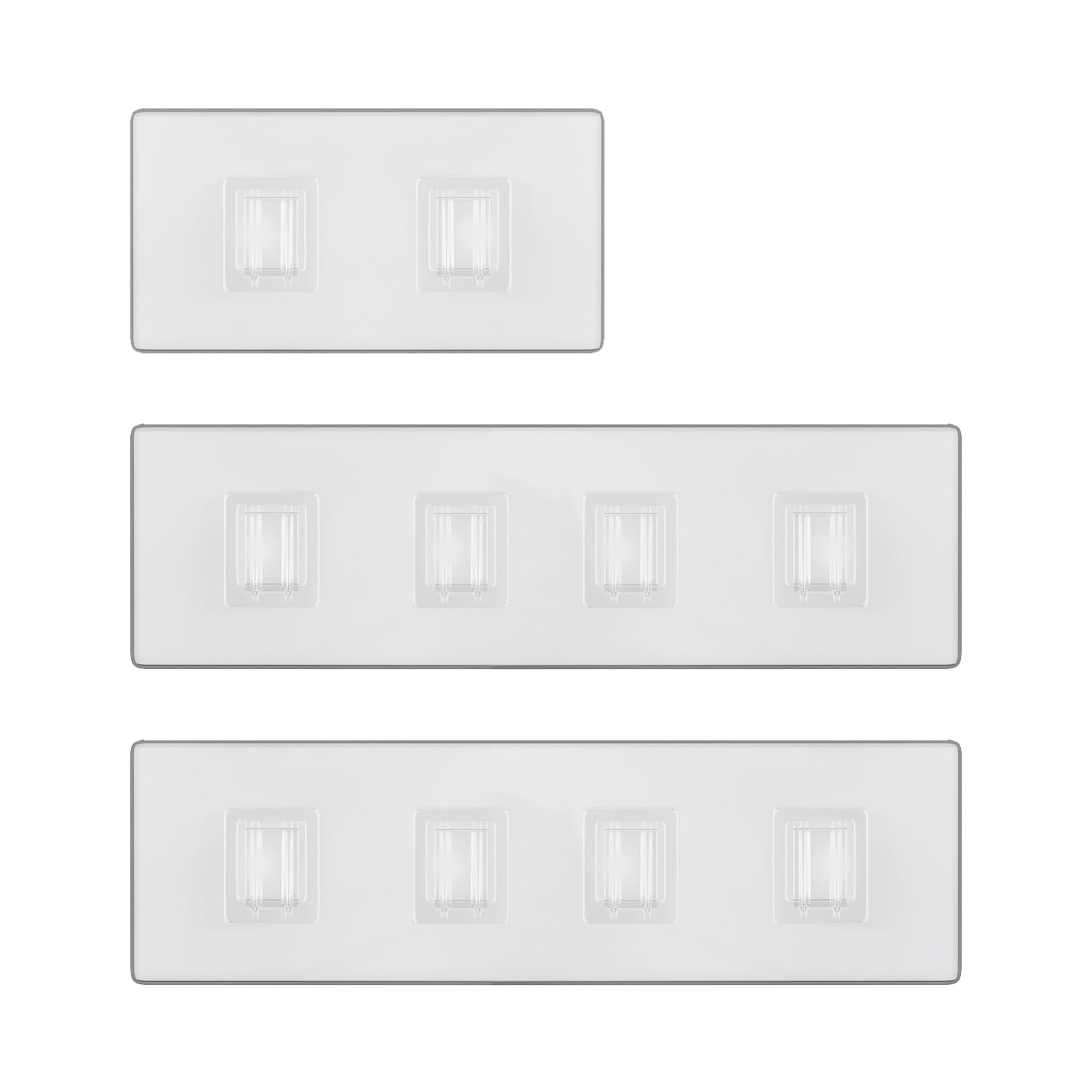 Youvip 3 Pack Shower Caddy Adhesive for Replacement Adhesive Strips Suitable 3 Pack AJ003L Shower Caddy X-Large