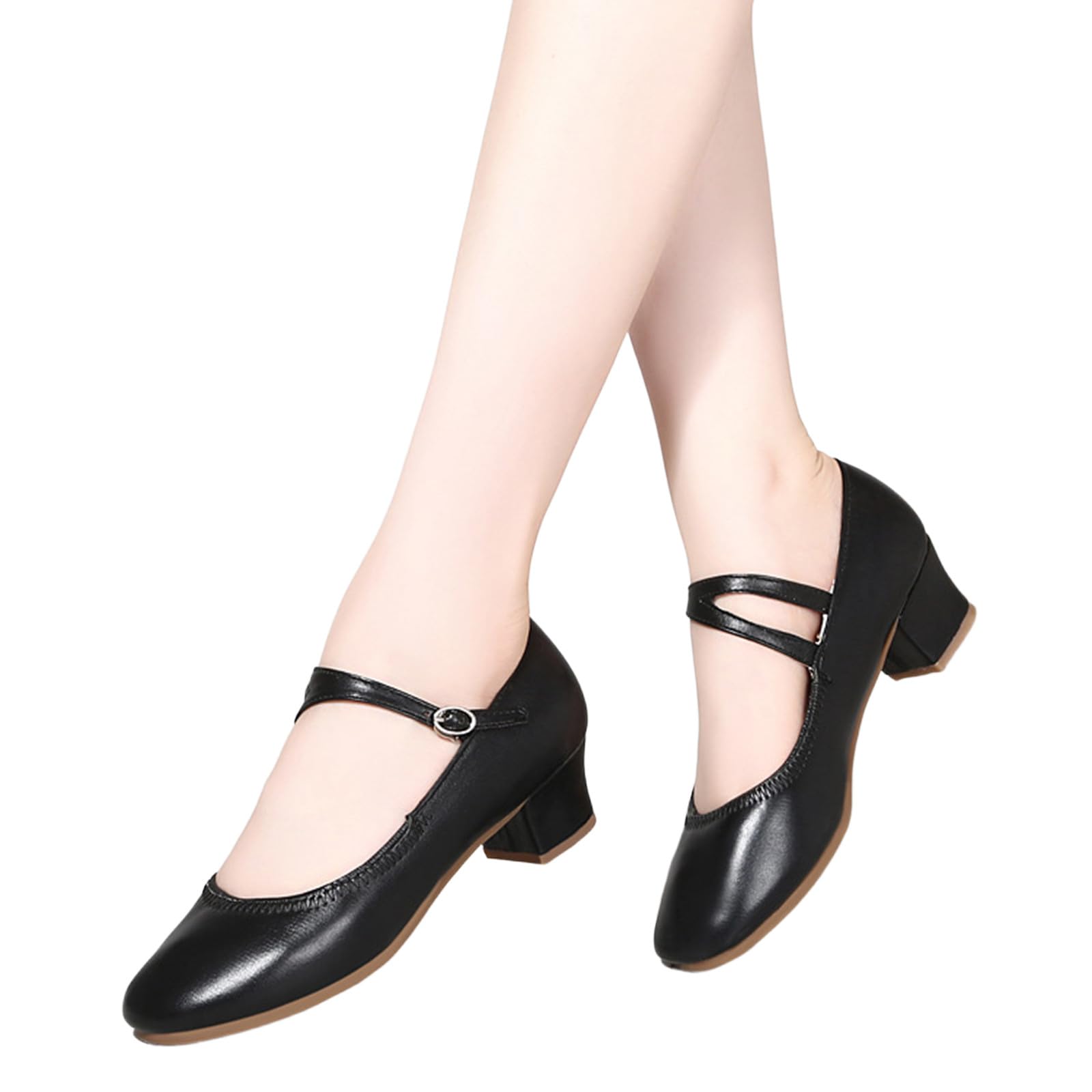 Mary Janes Femme Elegantes Escarpins Bout Fermé Printemps Jane Mariage Babies Chaussures Confortable Escarpin Respirantes Heels Habillées Derbies Sexy Chaussure