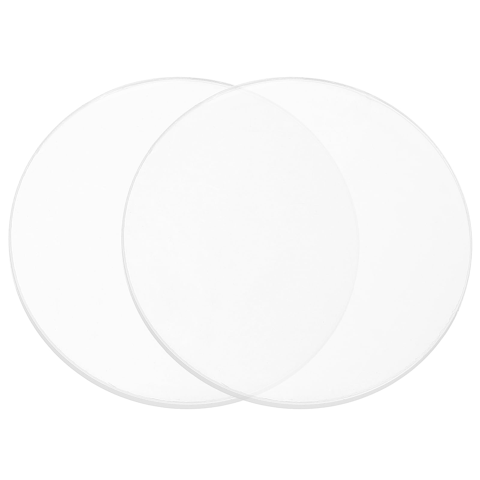 PATIKIL 10" Acrylic Circles, 2Pcs 0.08" Thickness Round Acrylic Sheets Acrylic Circle Blanks Cake Disc Panel for Sign DIY Craft Project, Paintings, Picture Frame, Table Top, Clear-image-40