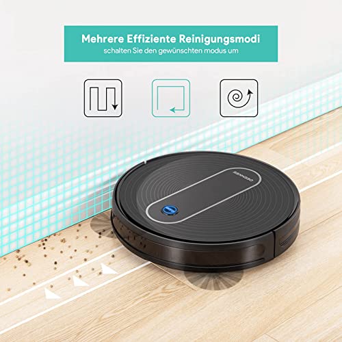 DEENKEE Saugroboter 1500Pa Staubsauger Roboter 2in1 Staubsauger Roboter mit 6 Reinigungsmodi, Super Slim Leiser… - Image 5