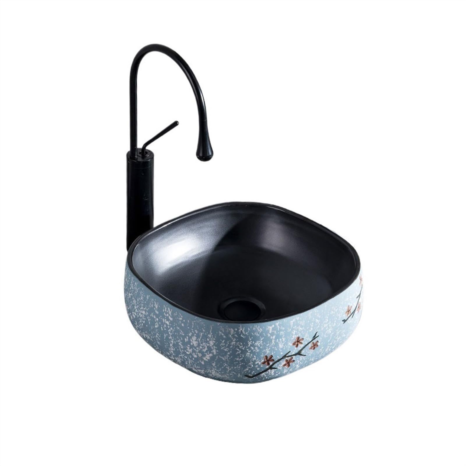 CWCQGH Bathroom Vessel Sink Creative Hand-painted Balcony Wash basin Countertop Basin Bathroom Sinks Bathroom Wash Basin Vessel Sink