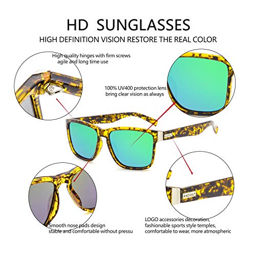 Image of ANDOILT Sport Polarized Square Sunglasses