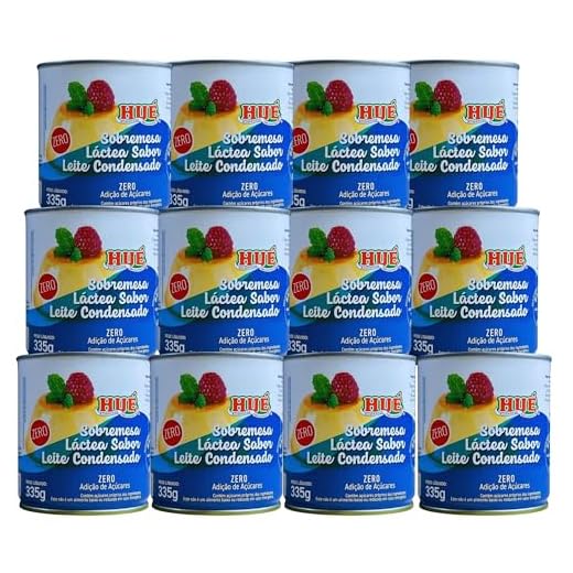 Leite Condensado Diet Hué Sem Glúten Zero Açúcar 12 Latas