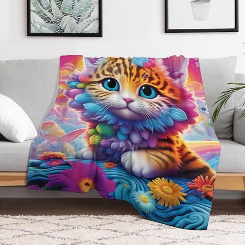Couverture chat douce et chaude pour partager des moments de tendresse - 3