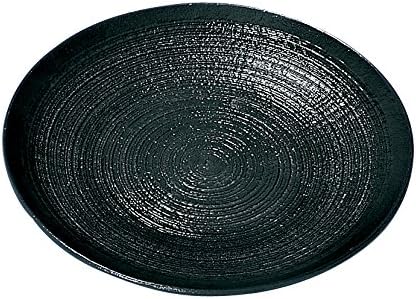Kawanami Shoten 133-3 Aluminum Sensuji Round Plate, Indigo Flower, 8.3 inches (21 cm)