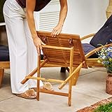 Deuba Gartentisch klappbar aus Akazienholz - 9