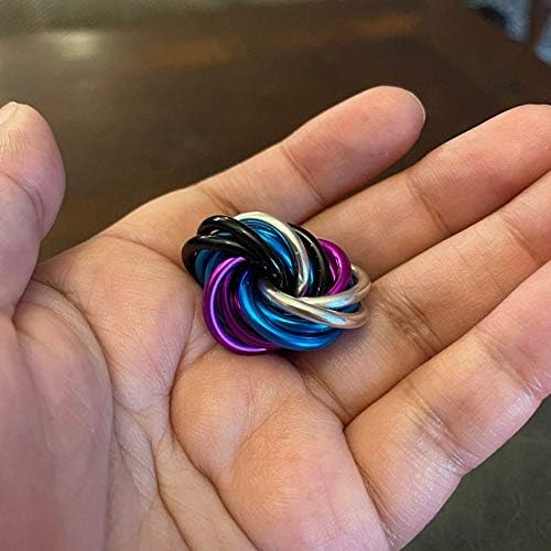 Miniatura 8 de Mobii - Mezcla de colores personalizada pelota antiestrés Mobius juguete inquieto para la ansiedad de manos o oficina (pequeña, completa)
