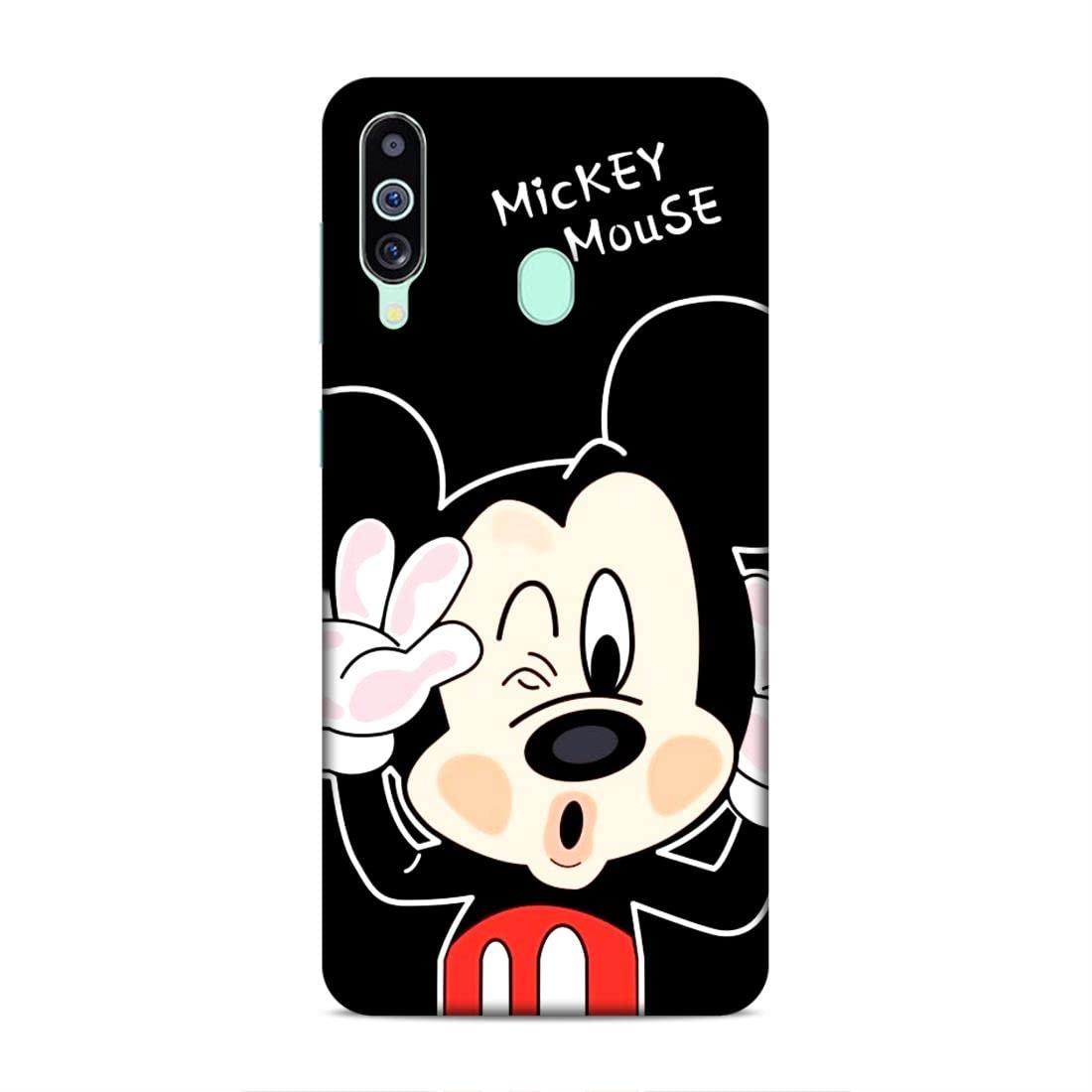 Lucent Crafts Mobile Back Cover Compatible for Samsung Galaxy M40 (Mickey Mouse Love Theme Printed) Shockproof | Lightweight | Slim-fit