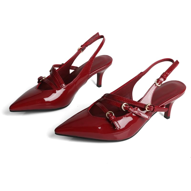 Image of FOREADA Lolita Shoes Platform Mary Jane Heels Kawaii Bow Lace Pearl Pumps | Vintage kawaii lolita styling ideal for dresses, with bead, lace, bow, ankle strap, pink, white and classic black colors