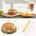 Joeabor Artificial Hamburger & 12 Artificial French Fries Realistic Fake Food for Display Faux Burger for Decoration Fake Food Props