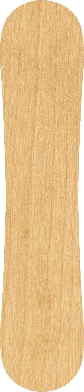 Snowboard Laser Cut Out Wood Shape Craft Supply Thickness: 1/8 Inch Size:3