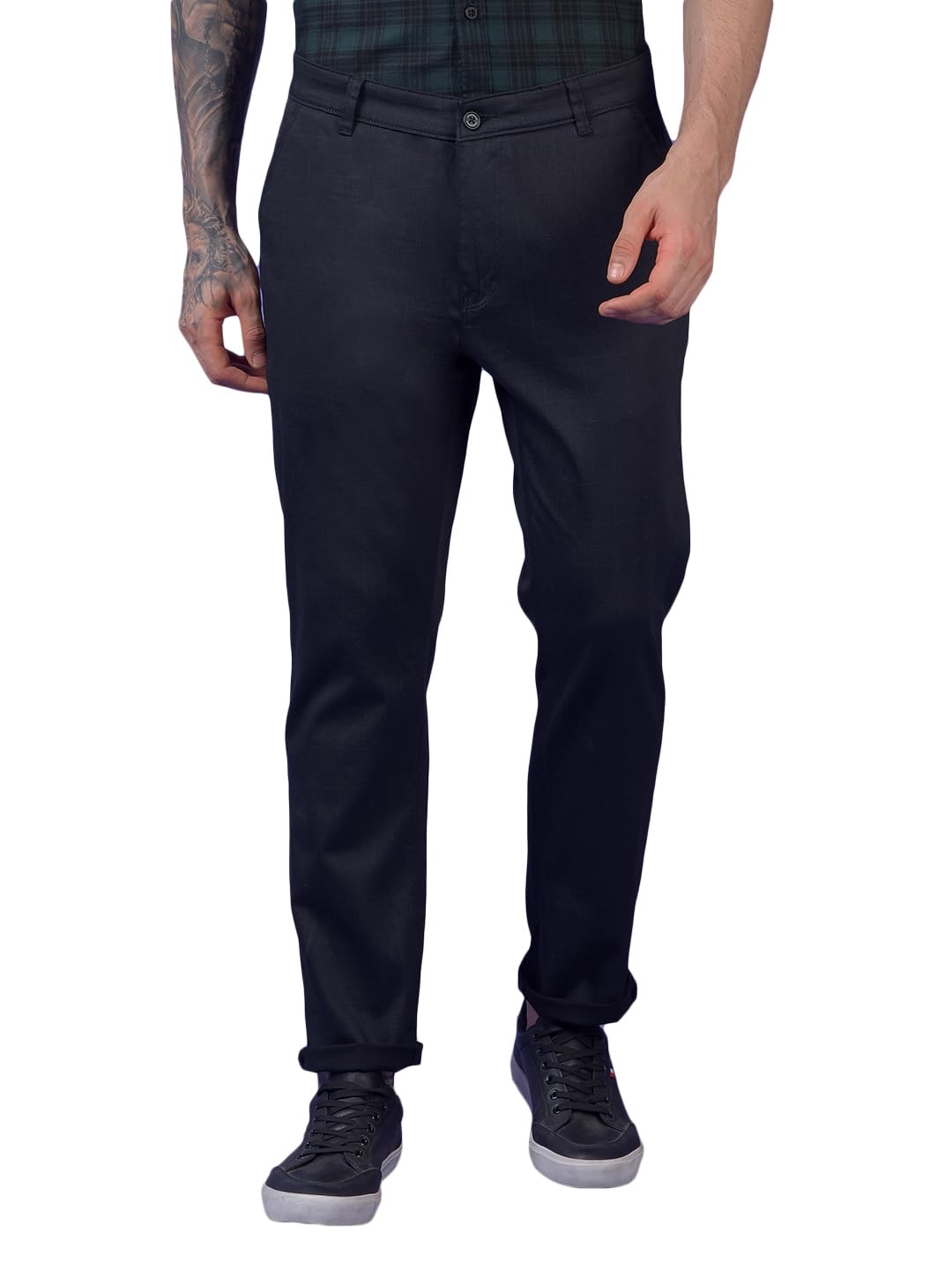 crimsoune club Men's Black Printed Trousers-picture-18