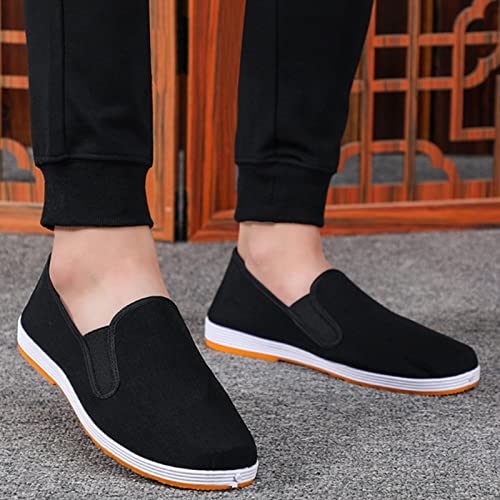 Kung Fu Shoes, Beef Tendon Sole Unisex Cotton Anti-Slip Tai Chi Shoes, Light and Breathable Suitable for Indoor/Outdoor Old Beijing, for Martial Arts and Tai Chi4