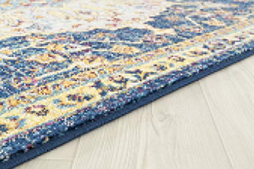 United Weavers Abigail Aviana Runner Rug, 2'7" X 7'2", Blue #TOP5